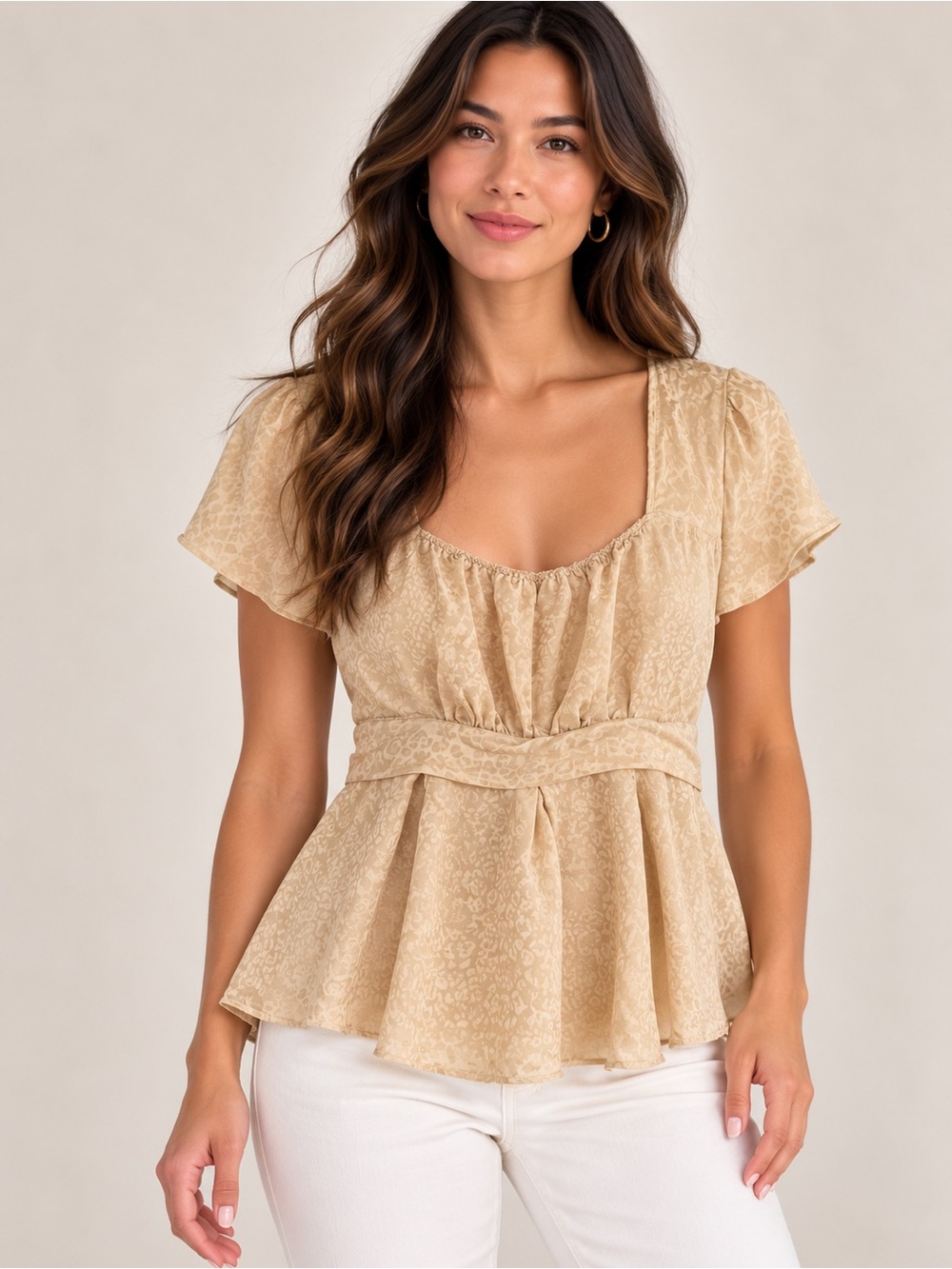🎉5 for $45🎉 Express top blouse shirt size M Silk blend